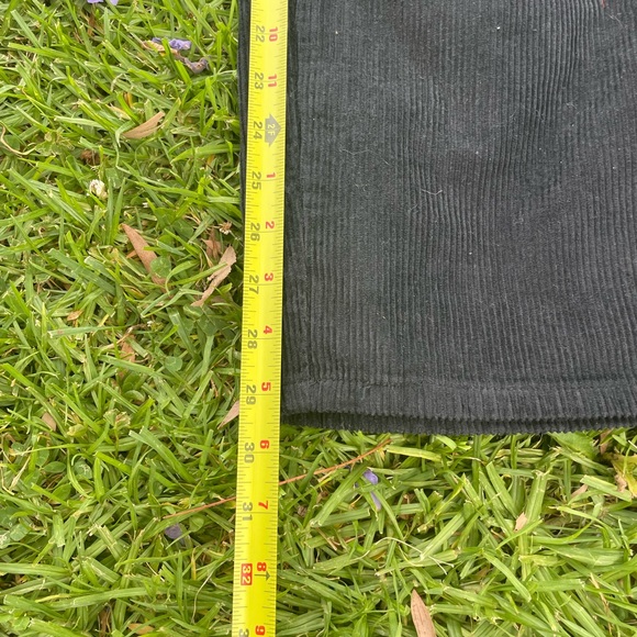 Deadstock Black Corduroy Revolt Jeans with carpenter and pocket detailing - Picture 7 of 8